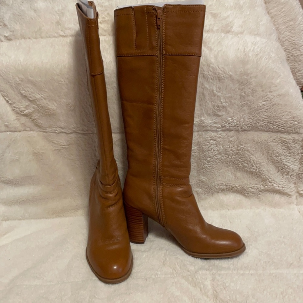 Knee high Nine West Chala Leather Boots